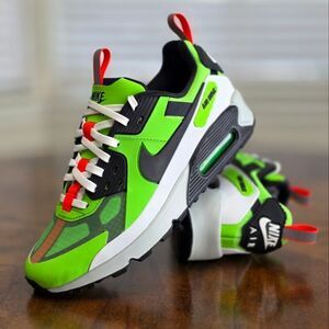 Nike Air Max 90 Drift Men's Size 5.5 Action Green Black White Shoes FB2877-300